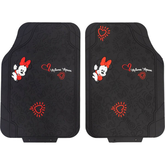 Комплект автомобильных ковриков Minnie Mouse CZ10901 Чёрный