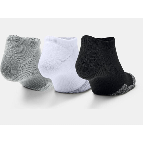UNDER ARMOUR Heatgear® no show socks 3 pairs