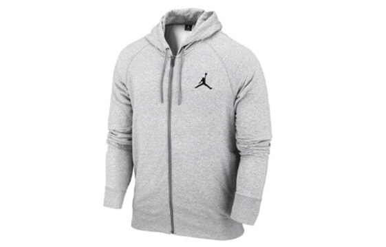 Jordan Air 加绒篮球运动连帽夹克 男款 灰色 / Куртка Jordan Air 845861-063