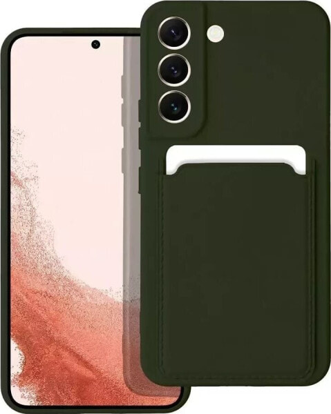 4kom.pl Futerał CARD CASE do SAMSUNG A53 5G zielony