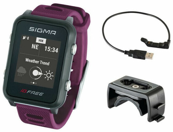 Спортивные SIGMA Heart rate monitor iD.FREE Plum