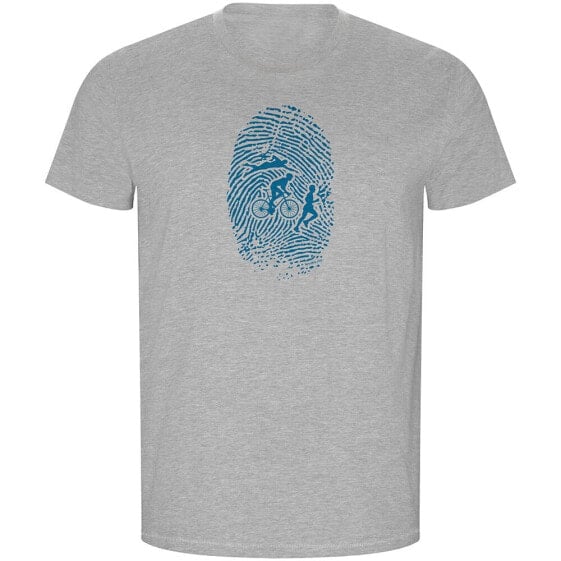 KRUSKIS Triathlon Fingerprint ECO short sleeve T-shirt