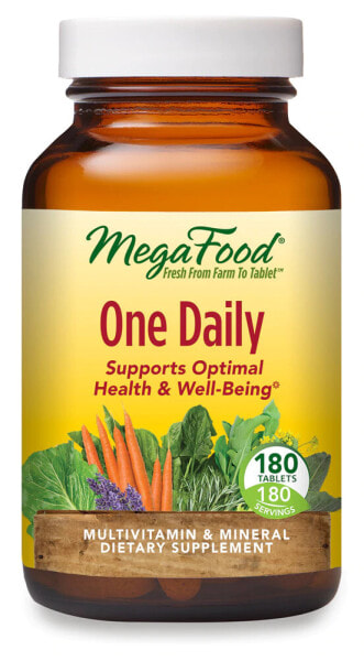 MegaFood One Daily Витаминно-минеральный комплекс из цельных продуктов 180 таблеток
