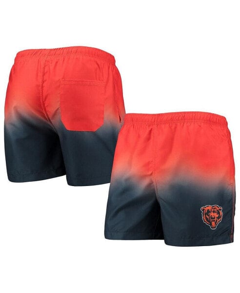 Плавки FOCO мужские Оранжевые, Голубые с эффектом дип-дайв Chicago Bears