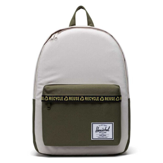 Рюкзак Herschel Classic X-Large Moonbeam/Ivy Green 30L Eco 100% recycled backpack