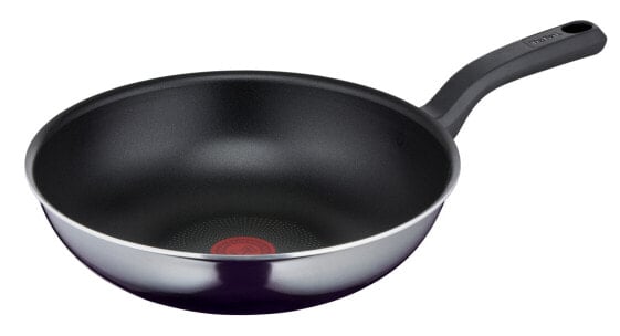 TEFAL Resist D5261932 - Round - Wok/Stir-Fry pan - Black - Titanium - 175 °C - Aluminium