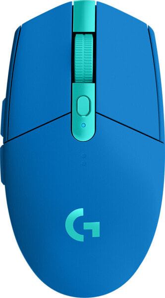 Logitech G G305 LIGHTSPEED Wireless Gaming Mouse - Right-hand - Optical - RF Wireless + Bluetooth - 12000 DPI - 1 ms - Blue