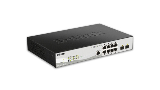 D-Link DGS-1210-10P/ME/E - Managed - L2/L3 - Gigabit Ethernet (10/100/1000) - Full duplex - Power over Ethernet (PoE)
