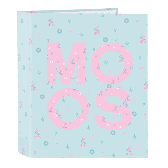 Ring binder Moos Garden Turquoise A4 27 x 33 x 6 cm