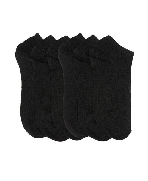 Basic Breathable No Show Socks Six pack