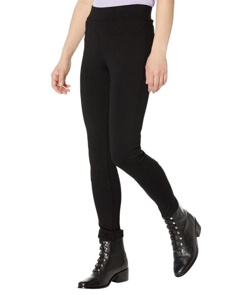 NYDJ 291485 Women Petite Modern Leggings Black Size 10P 29