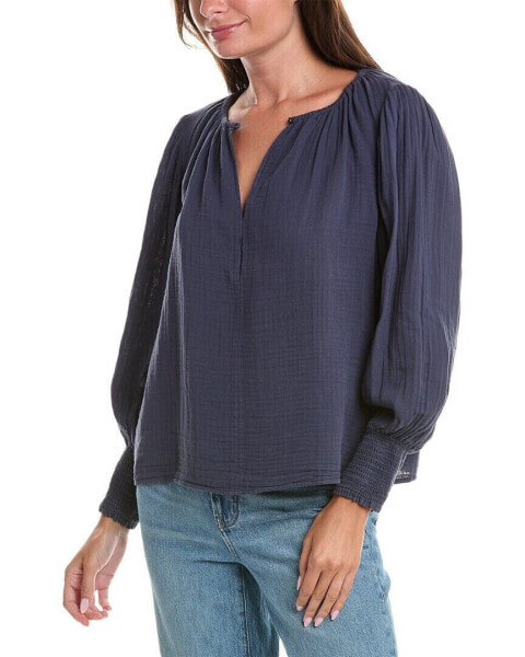 Velvet By Graham & Spencer Rylee Top Women's Blue Xs