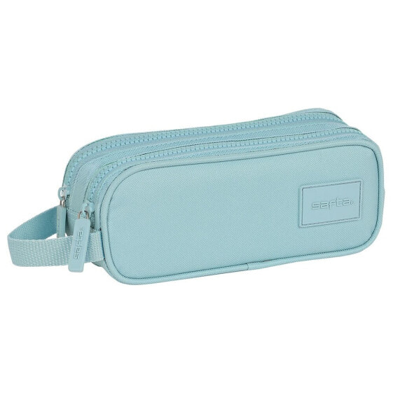 SAFTA Basic Double Pencil Case