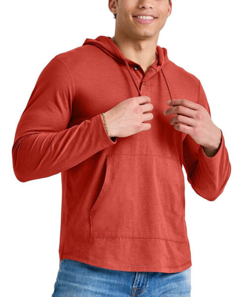 Men's Originals Tri-Blend Henley Hoodie