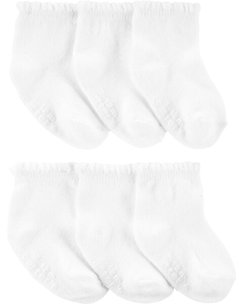 Toddler 6-Pack Crew Socks 2T-4T