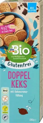 Kekse, Doppelkekse, glutenfrei, 230 g