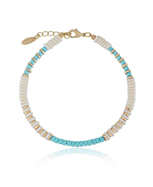 Ocean Tide 18k Gold Plated Anklet