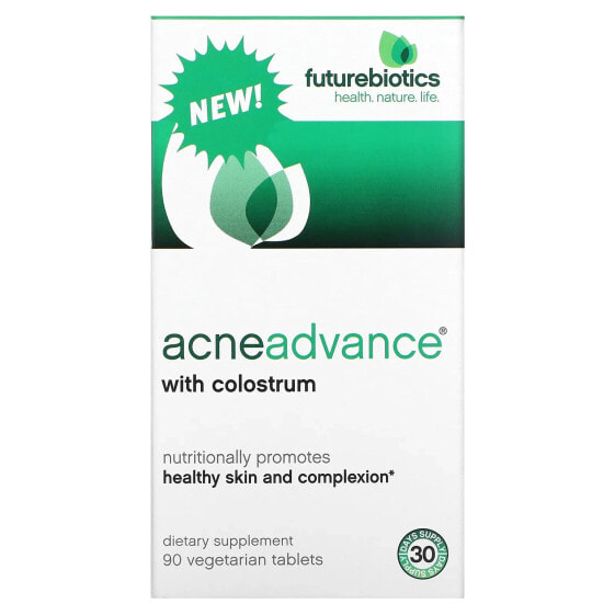 Витамин для здоровья кожи Futurebiotics Acne Advance с Колострумом, 90 вегетарианских таблеток