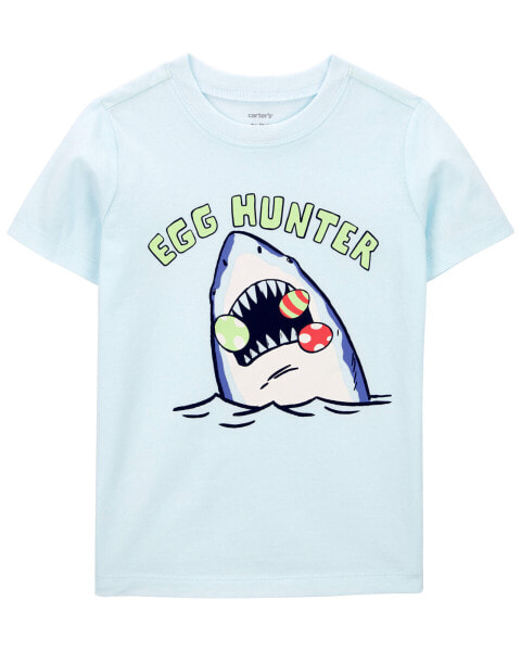 Toddler Egg Hunter Shark Graphic Tee 2T