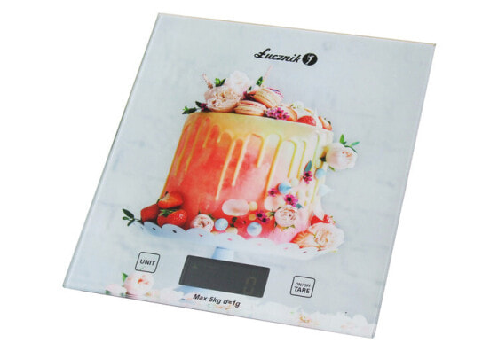 Lucznik PT-852 EX - Electronic kitchen scale - 5 kg - 1 g - Multicolour - Glass - Countertop