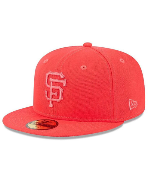 Головной убор New Era красный San Francisco Giants 2023 весенний базовый 59FIFTY для мужчин