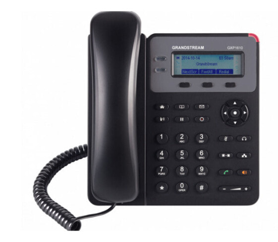 Grandstream GXP1610 - DECT телефон - Громкая связь - 500 записей - Черный