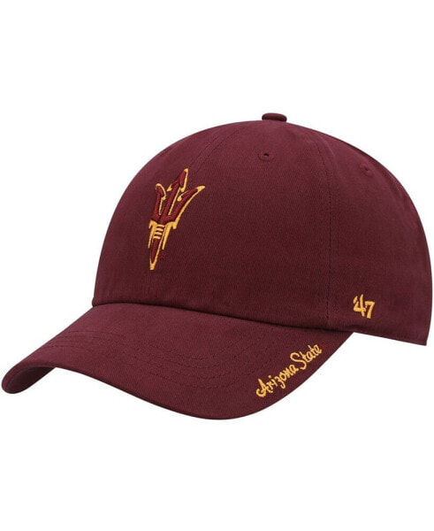 Women's Maroon Arizona State Sun Devils Miata Clean Up Logo Adjustable Hat