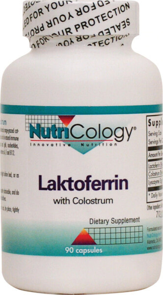Пищевая добавка Лактоферрин с молозивом Nutricology, 90 Вегикапс