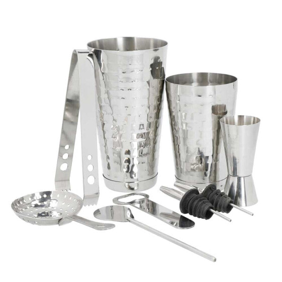 BARCRAFT Boston Cocktail Shaker Set 8 Units