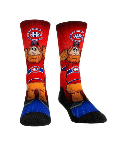 Men's and Women's Socks Montreal Canadiens Mascot Pump Up Crew Socks
