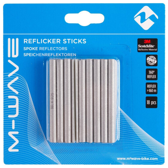 M-WAVE Reflicker Sticks 18 Units Reflectant