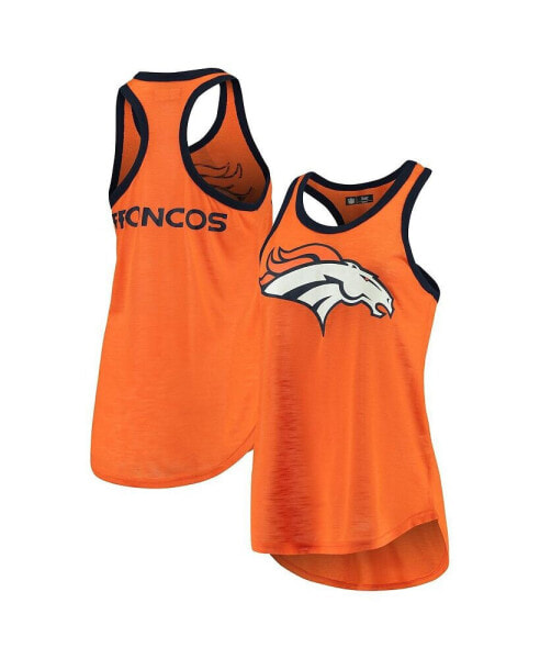 Women's Orange Denver Broncos Tater Tank Top