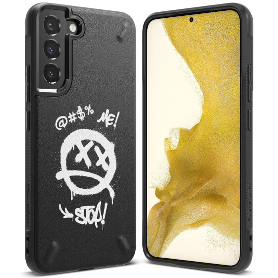 Чехол для смартфона Ringke Galaxy S22+ Onyx Design Graffiti черный