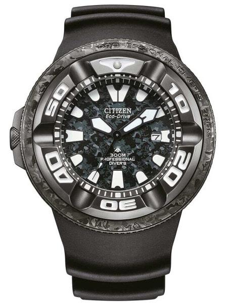 Citizen BJ8056-01E Mens Watch Eco-Drive Professional Diver 48mm 30ATM