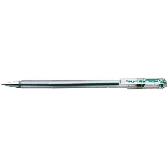 Pen Pentel Superb Bk77 Green 12 Pieces