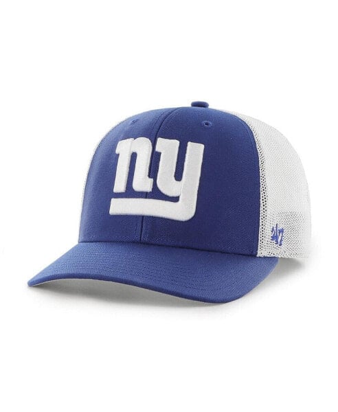 Men's Royal, White New York Giants Trophy Trucker Flex Hat