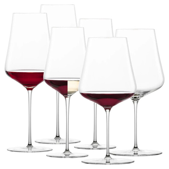 Бокалы для вина Zwiesel Glas Серии Duo винные бордовые, бургундские и универсальные 6 предметов