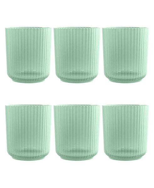 Polypropylene Mesa Double Old Fashion Set of 6