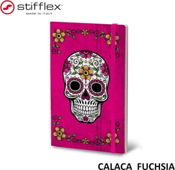 Stifflex Notatnik STIFFLEX, 13x21cm, 192 strony, Calaca - Fuchsia