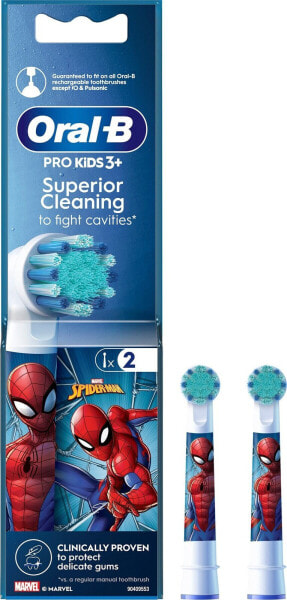 Końcówka Oral-B do szczoteczki dla dzieci EB-10 Stages Power EB10-2 SPIDERMAN "PRO" 2szt.