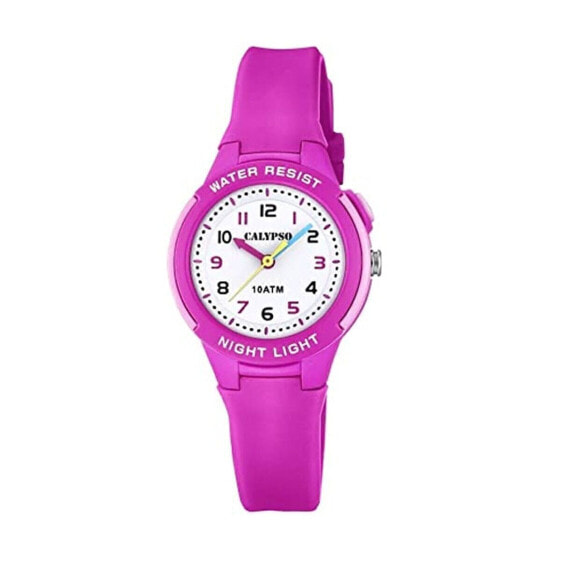 Детские наручные часы Calypso K6069/1 розовые 2019 30 мм