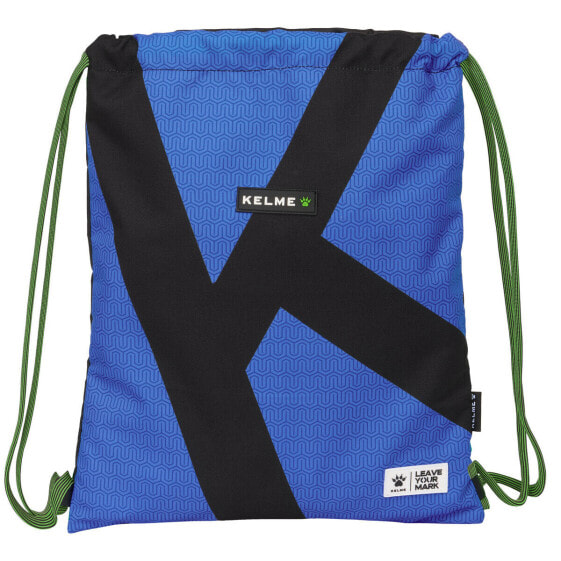 Backpack with Strings Kelme Royal Blue Black 35 x 40 x 1 cm