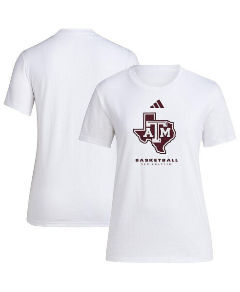 Women's White Texas A M Aggies Bench T-Shirt