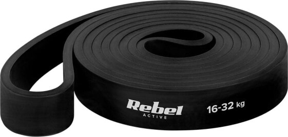 Rebel Guma do ćwiczeń lateksowa - Power Band PL-3, czarna 16-32 kg REBEL ACTIVE