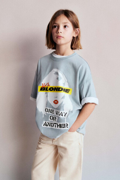 © blondie print t-shirt