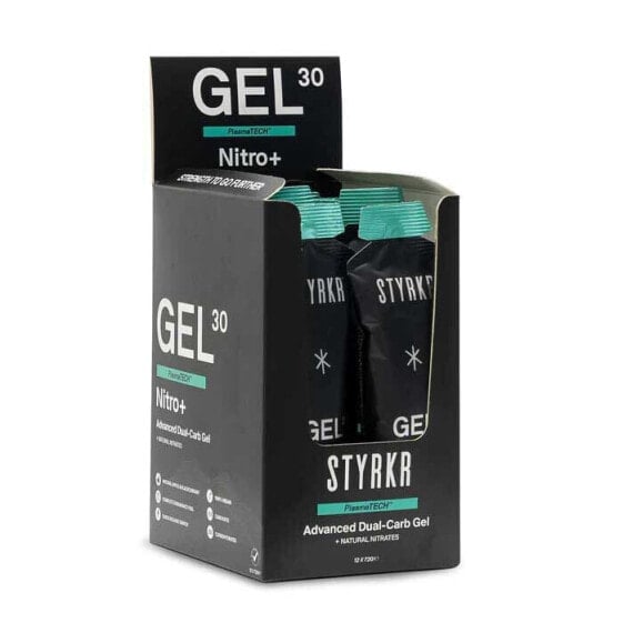 Гель для энергии STYRKR GEL30 Nitro Dual-Carb 72г 12 штук