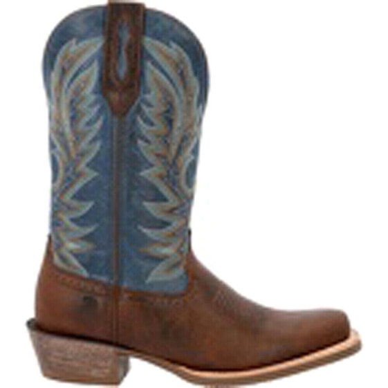 Durango Rebel Pro Square Toe Cowboy Mens Blue, Brown Casual Boots DDB0356