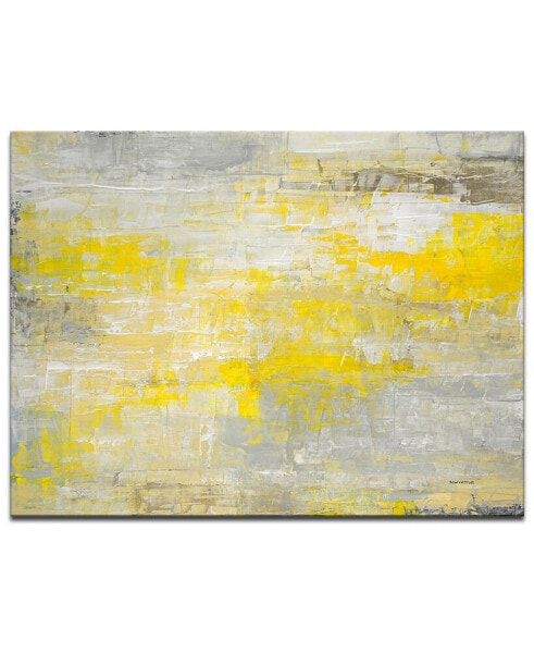 'Yellow Breeze' Canvas Wall Art, 20x30"