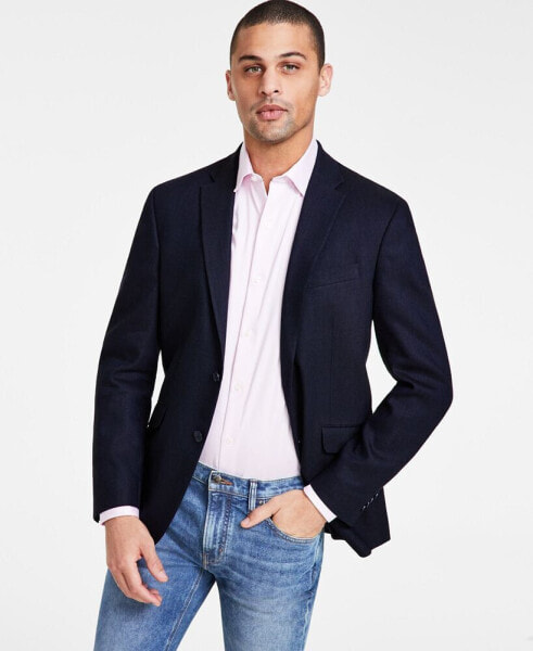 Men's Slim-Fit Linen Sport Coat