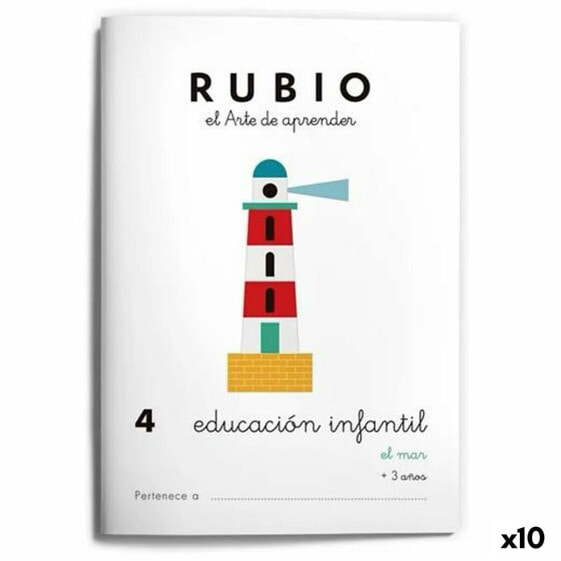 Тетрадь для дошкольного образования Cuadernos Rubio Nº4 A5 испанский (10 штук)